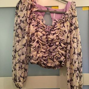 Free People Flower top